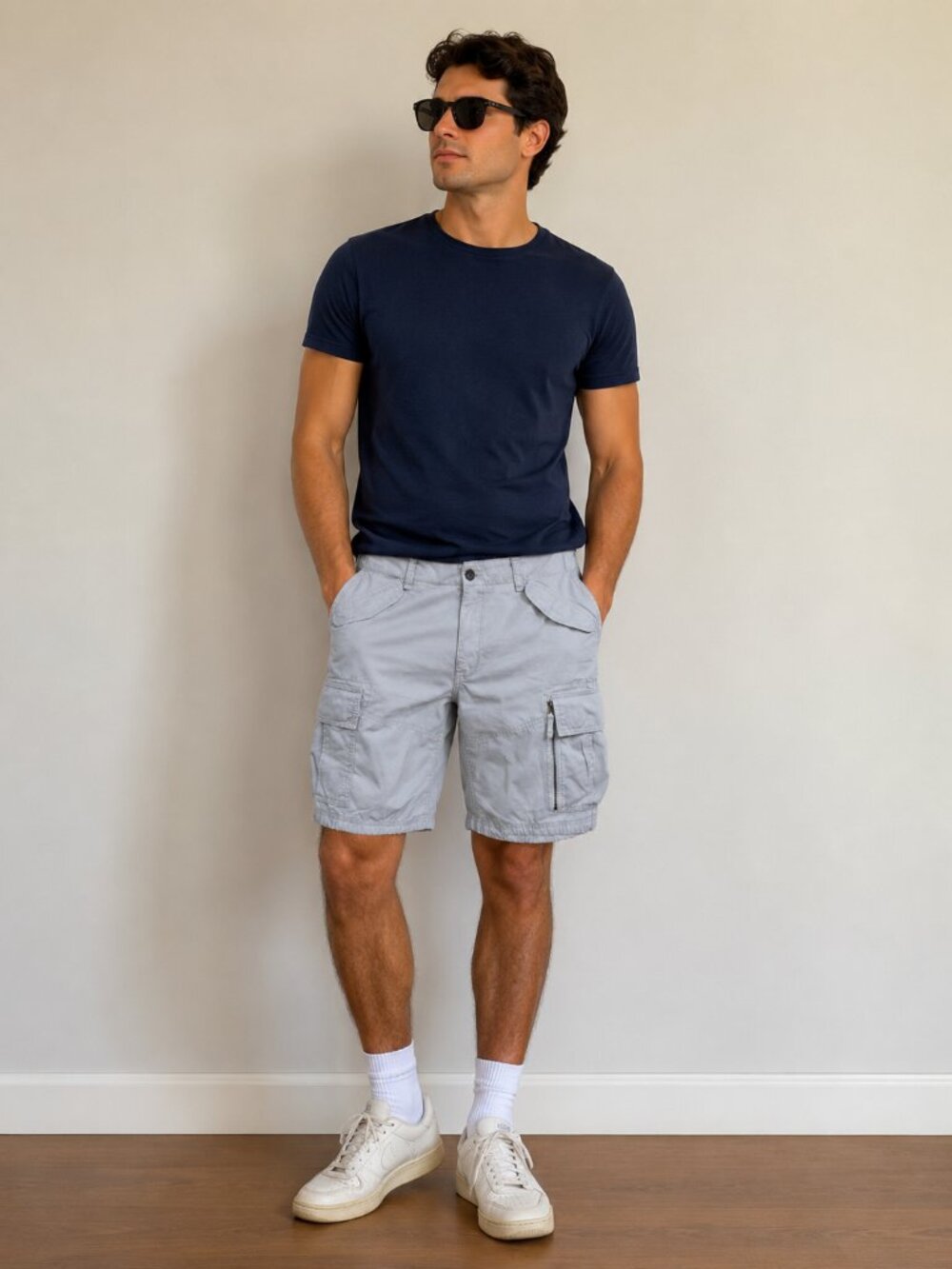 Chaps Khaki Carpenter Shorts Size 34